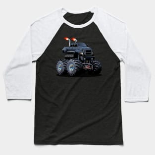 Cartoon monster truck Baseball T-Shirt